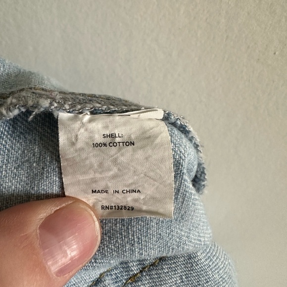 Superdown Lightwash Denim Double Button Y2K Micro Mini Skirt size Medium EUC - Picture 7 of 7